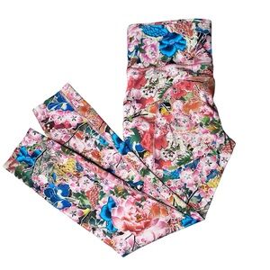 26. RARE Lululemon Seawheeze 2018 Fast And Free Coral Floral Cherry Blossom 8